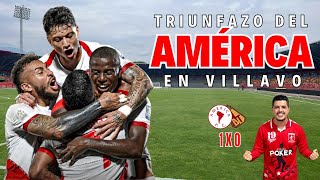 🚩👹 AMÉRICA DE CALI 1X0 TOLIMA TRIUNFAZO Y 6 DE 6 EN VILLAVO [upl. by Clellan]