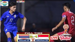 Thailand U19 vs Singapore U19  AFF Championship U19 2024 [upl. by Edi]