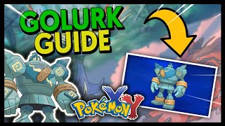 HOW TO GET GOLURK ON POKEMON X AND Y [upl. by Nnylsoj708]