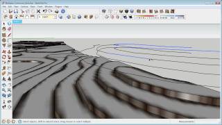 Landscape and SketchUp working with Contours Part 1 [upl. by Irisa]