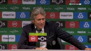 Conferência Jorge Jesus  PósJogo  Sporting CP 3 X Moreirense 0 [upl. by Innos]