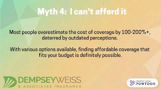 5 Myths About Life Insurance [upl. by Leahcimluap]