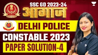 Delhi Police Constable PYQs 2023  Set4  SSC GD 2023  24  Sonam Tyagi [upl. by Brodeur]