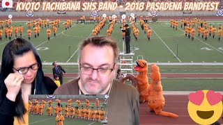 🇩🇰NielsensTv REACTS TO🇯🇵Kyoto Tachibana SHS Band  2018 Pasadena Bandfest OMG😢😍💕👏 [upl. by Allistir266]