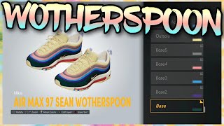 HOW TO MAKE Nike Air Max 97 quotWotherspoonquot IN NBA 2K22 NBA 2K22 Shoe Creator [upl. by Neehsas]