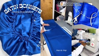 Sewing Bonnets Master Double Layer Satin Bonnet in 3 Easy Steps [upl. by Ahsino]