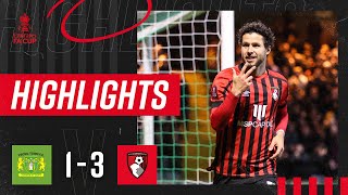 Marcondes nets BRILLIANT hattrick 🎩  Yeovil Town 13 AFC Bournemouth [upl. by Pfosi]