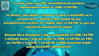 FRC freedive training the traditional FrenzelFattah mouthfill practice [upl. by Tolecnal]