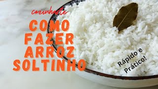 Como fazer ARROZ SOLTINHO  Aprenda AGORA [upl. by Zolly]