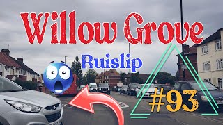 London Drive Copley Close Ealing To Willow Grove Ruislip  Muntikan Na  Driving Vlog london 93 [upl. by Kancler]