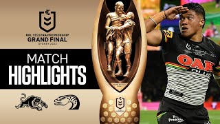 NRL Penrith Panthers v Parramatta Eels  Match Highlights  Grand Final 2022  NRL [upl. by Alena120]