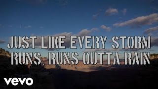 Gary Allan  Every Storm Runs Out Of Rain  Lyric Video [upl. by Ahsekad]