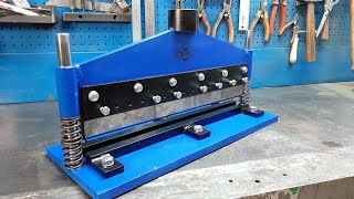 Сегментный листогиб ИЗ АВТОМОБИЛЬНЫХ ЗАПЧАСТЕЙ и листового металла Cool idea Segment bending machine [upl. by Nolrak]