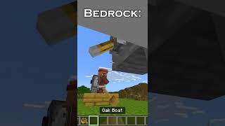 Java vs Bedrock Part 2  minecraft viralvideo shorts [upl. by Pitchford]