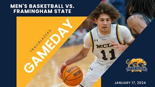 Mens College Basketball MCLA vs Framingham State University 11724 [upl. by Amie104]