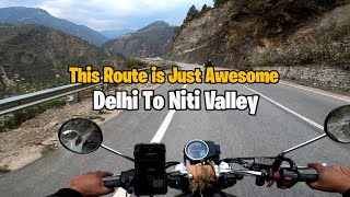 क्या ही रास्ता हैं क्या ही नज़ारे ✌️ Delhi to Joshimath  nitivalley hondacb350 joshimath [upl. by Milford]