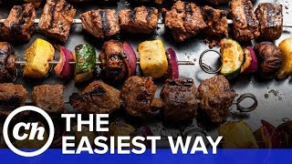 Easy Beef Shish Kebabs  How to Make The Easiest Way [upl. by Eliga]