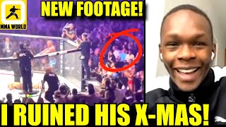 Israel Adesanya trolls and mocks Alex Pereiras son AGAIN with new FOOTAGEDana WhiteCovingtonUFC [upl. by Dedie]