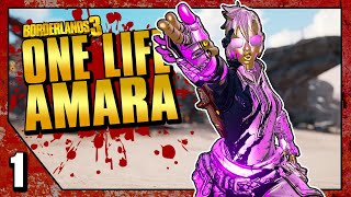 Borderlands 3  One Life Amara  Funny Moments amp Loot  Day 1 [upl. by Wadsworth971]