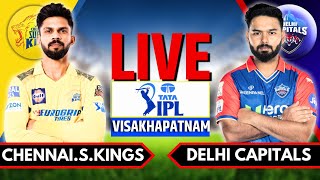 IPL 2024 Live CSK vs DC Live Match  IPL Live Score amp Commentary  Chennai vs Delhi Live Innings 2 [upl. by Lechner]