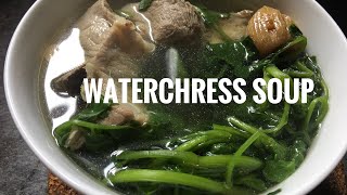 Cantonese watercress soup How to Cook Chinese healthy food [upl. by Nnylaehs]