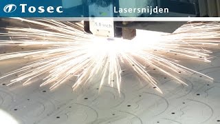 Lasersnijden van staal RVS en aluminium  Laser snijden Tosec [upl. by Amasa5]