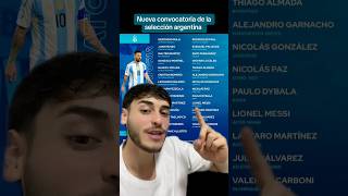 Nueva convocatoria seleccionargentina messi convocatoria scaloneta eliminatorias [upl. by Chadabe]