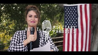 Military Parody of Country Music Songs  Jessica Mandala  VET Tv [upl. by Retsevlys]