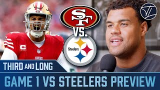 Previewing our game VS the Steelers and the 49ers season  Third And Long with Arik Armstead [upl. by Tallia670]