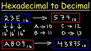 How To Convert Hexadecimal to Decimal [upl. by Ahsieket]