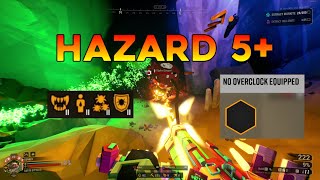 No Overclocks Hazard 5 All Modifiers True Solo Gunner  Deep Rock Galactic [upl. by Aleakam621]