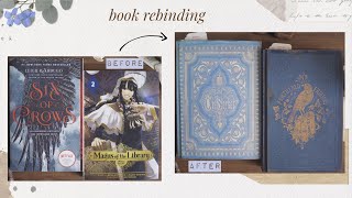 paperback to antique hardcover  book rebinding [upl. by Aiket]