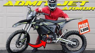 NEW CHEAP 85 MPH Electric Dirt Bike With GEARS  INSANE Admit Jet Armor [upl. by Meghan]