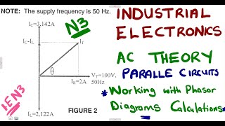 Industrial Electronics N3 AC Theory Parallel RLC Circuits Working With Phasor Diagrams April 2015 [upl. by Aseuqram]