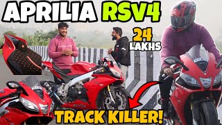 APRILIA RSV4  1000cc SUPERBIKE OWNERSHIP REVIEW [upl. by Molton]