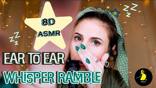 ASMR Binaural Ear to Ear Whisper Ramble for Sleep amp Relaxation [upl. by Irahk]