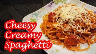 CHEESY CREAMY SPAGHETTI [upl. by Euphemie]