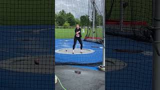 Stephanie Ratcliffe throws 7069m to win the womens hammer at the 2024 Harry Jerome Classic [upl. by Seidel]