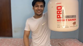 GNC WEIGHT GAINER  FULL REVIEW  EFFECTIVE OR NOT [upl. by Moberg]