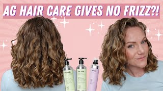 How to Wash amp Style Wavy Curly Hair ft AG Hair Care [upl. by Baram]