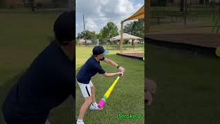 Blitzball Fungo Golf With The Pencil Bat baseball golf shorts [upl. by Enidlarej586]