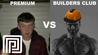 Roblox Premium vs Builders Club [upl. by Elocel]