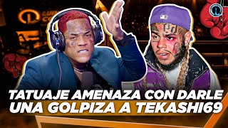 TATUAJE LE ENTRA A GOLPES A TEKASHI POR HUMILLARLO EN PREMIOS SOBERANO [upl. by Allsopp]