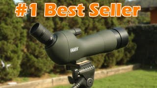 Amazons Best Selling Spotting Scope With Footage Emarth 2060x60AE Review [upl. by Mas908]