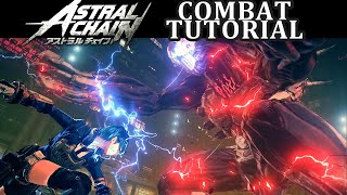 Astral Chain Combat Tutorial GAMEPLAY Guide Nintendo Switch [upl. by Ennoval]