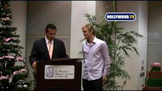 Aaron Carter serves Millions of Milkshakes at StFrancis Hospital [upl. by Whitaker]