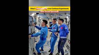 Chinas Shenzhou18 crew continues experiments after second spacewalk fyp fyp シ sp [upl. by Yanehs179]