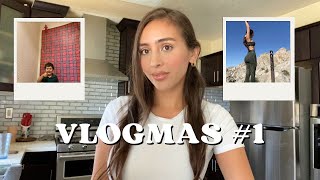 First day of VLOGMAS 1  ft Elf on the shelf baking amp hike [upl. by Gollin853]