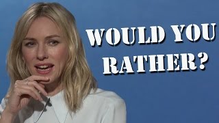 Allegiant Cast Play Would You Rather [upl. by Alasdair566]