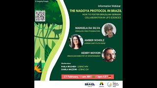 The Nagoya Protocol in Brazil how to foster BrazilianGerman collaboration in life sciences [upl. by Oitaroh]